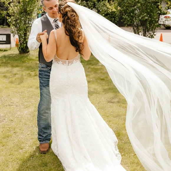 Morilee Lee #2172 Aria Lace Wedding Gown - Picture 7 of 13